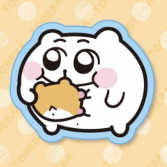 New Chimitan Die Cut Blanket 100cm Line Stickers Type B Toreba Exclusive (Blue) - Picture 1 of 3